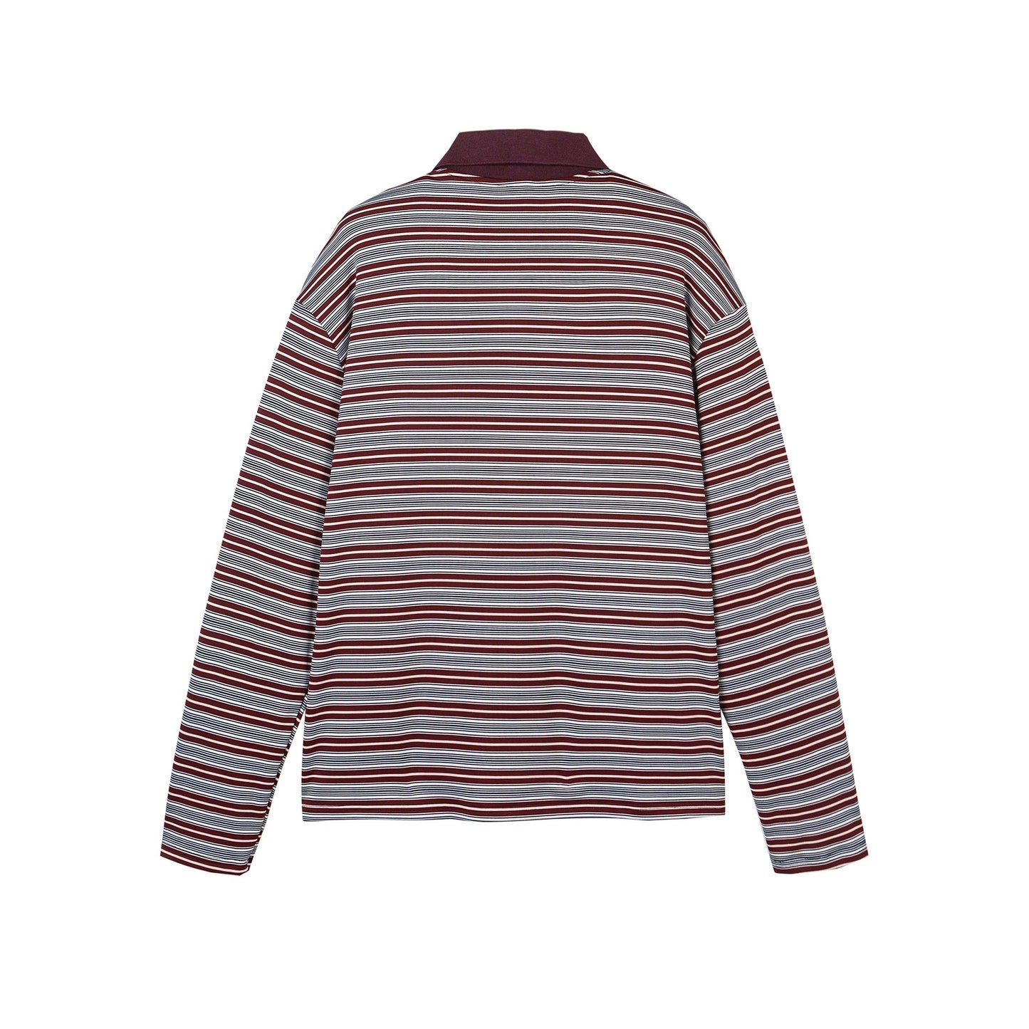 Long Sleeve  Button One Obvious Relaxed Fit Polo Collar