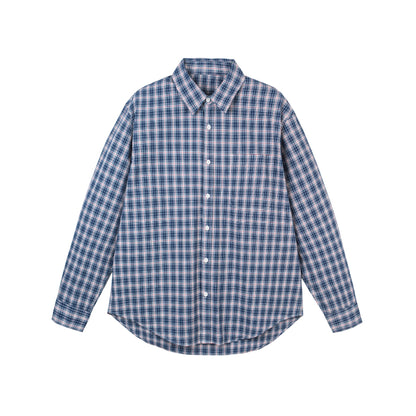 Long Sleeve Shirt Men Japanese Style Casual Loose Long Sleeve Shirt