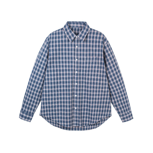 Long Sleeve Shirt Men Japanese Style Casual Loose Long Sleeve Shirt