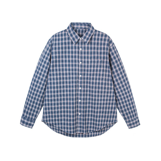 Long Sleeve Shirt Men Japanese Style Casual Loose Long Sleeve Shirt