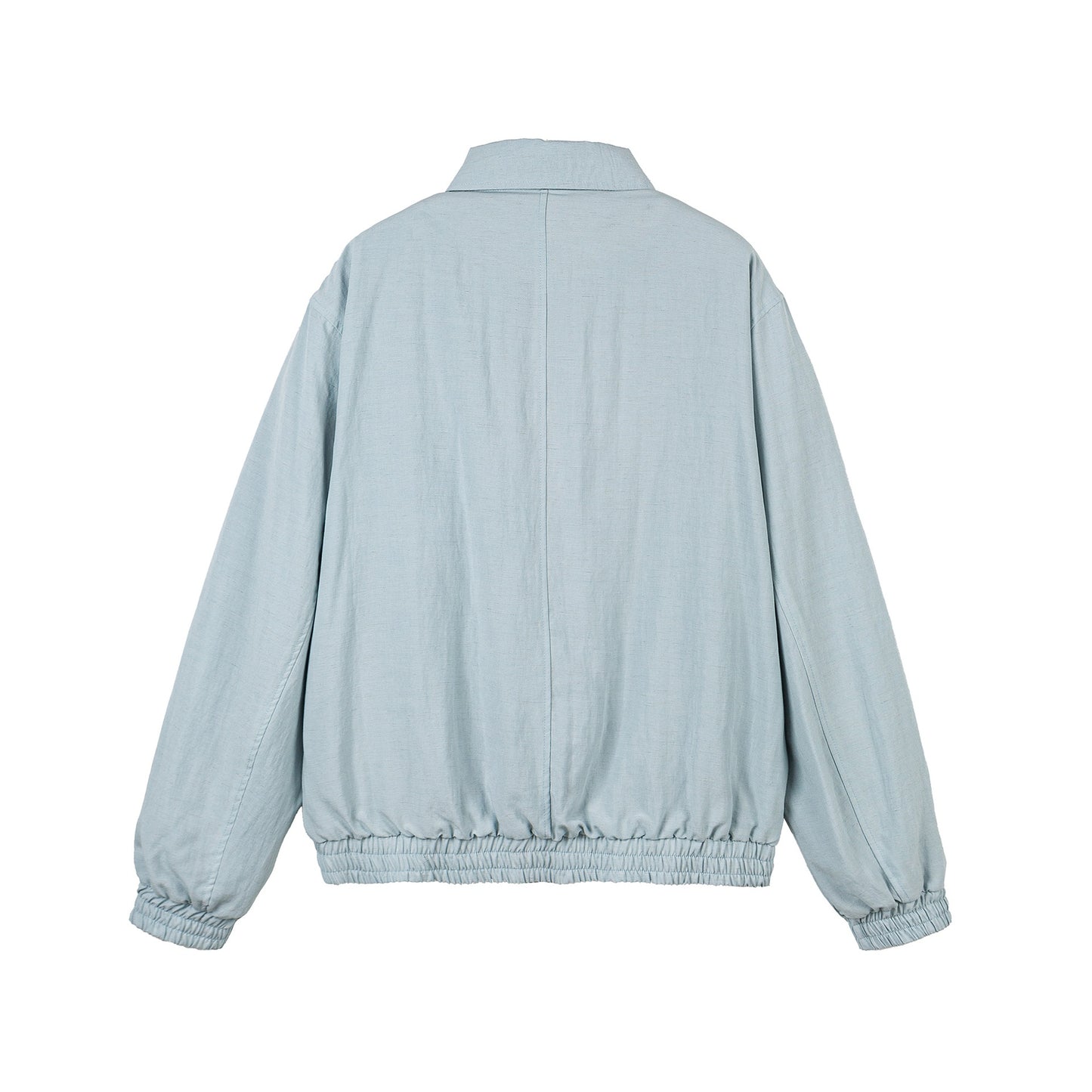 Linen Button Notch Lapel Loose Fit Jacket